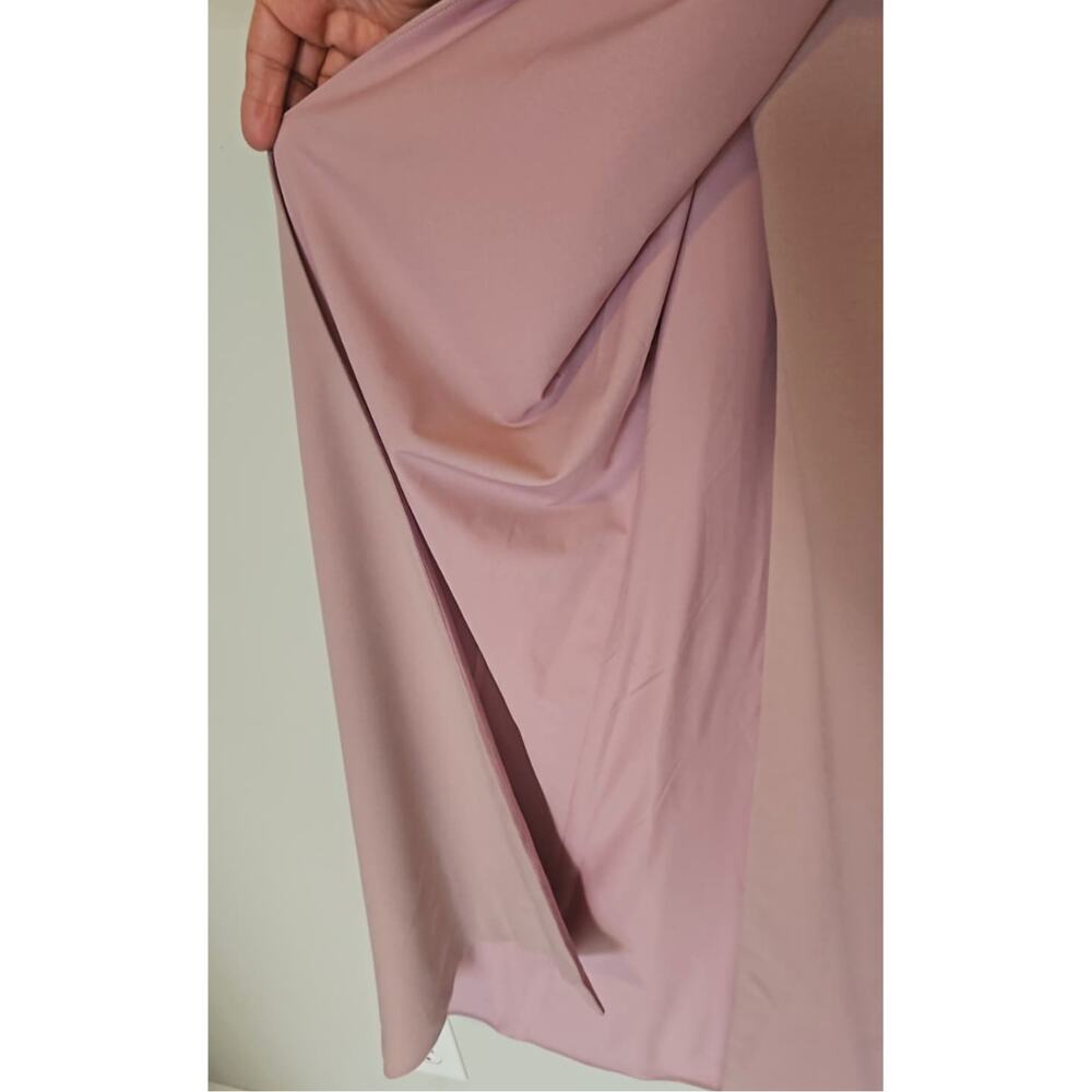 Rene Ruiz Collection Off-the-Shoulder 3D Floral Trim Gown Size 4 Pink - Picture 5 of 5